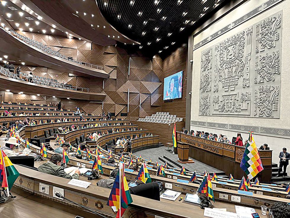 DEBATE. El proyecto de ley de Elecciones Judiciales no pasó de la Asamblea Legislativa Plurinacional.