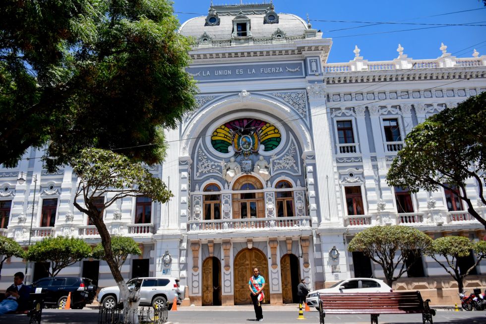 El Palacio de Gobierno de Sucre, actual edificio de la Gobernación, pretende convertirse en un símbolo de unidad, esperanza y reconciliación.
