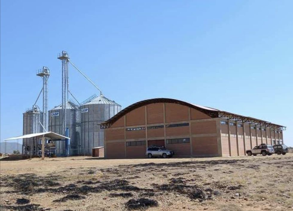 INFRAESTRUCTURA. Una imagen de la Planta Industrial Procesadora de Trigo de Mojocoya.