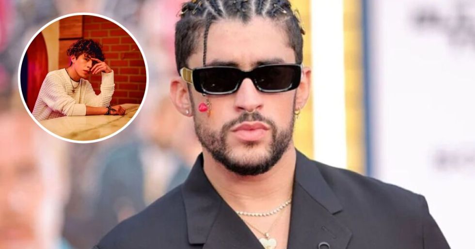 Collage de Bad Bunny y Yarit. 