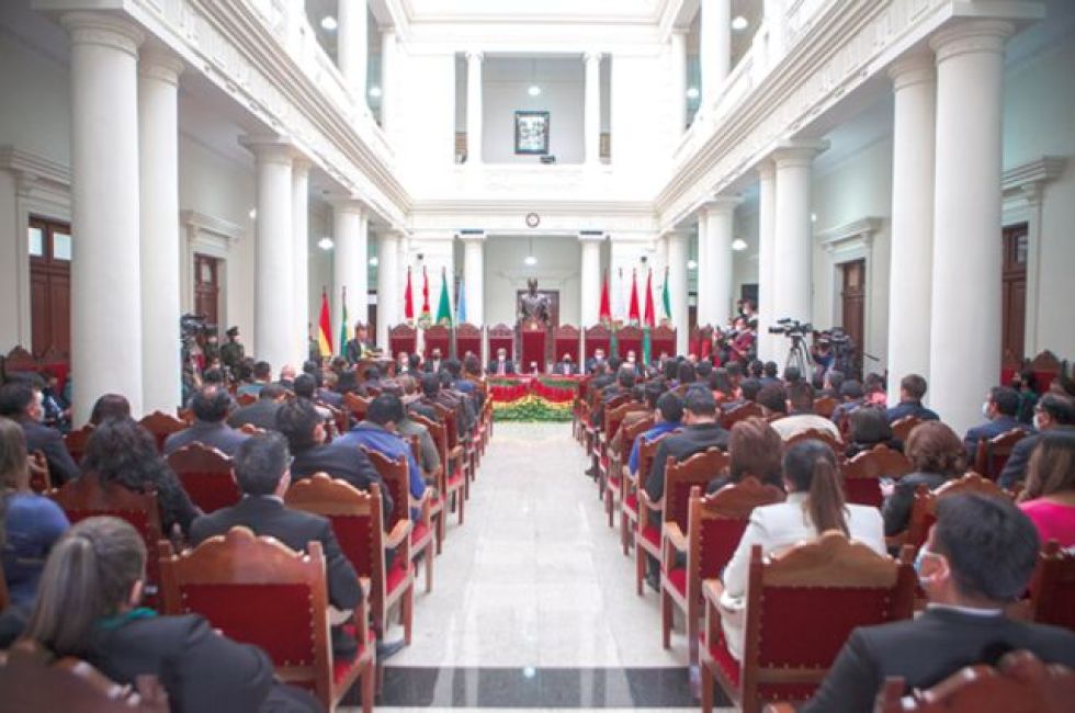 Imagen de la inauguración del Año Judicial de 2021.