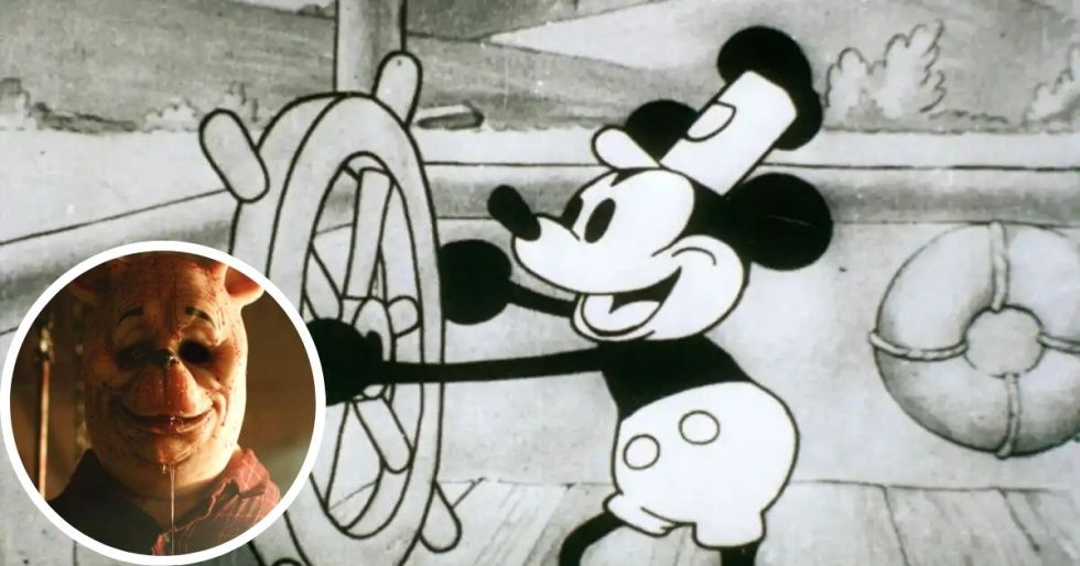 Mickey Mouse de 1928 y la adaptación a película de terror, Winnie-the-Pooh: Blood and Honey