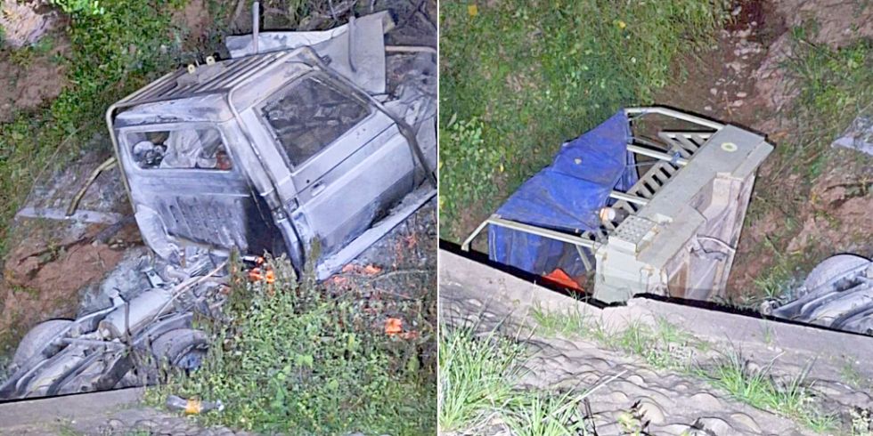 DOLOR. Los cinco militares viajaban en una camioneta y perdieron la vida instantáneamente.