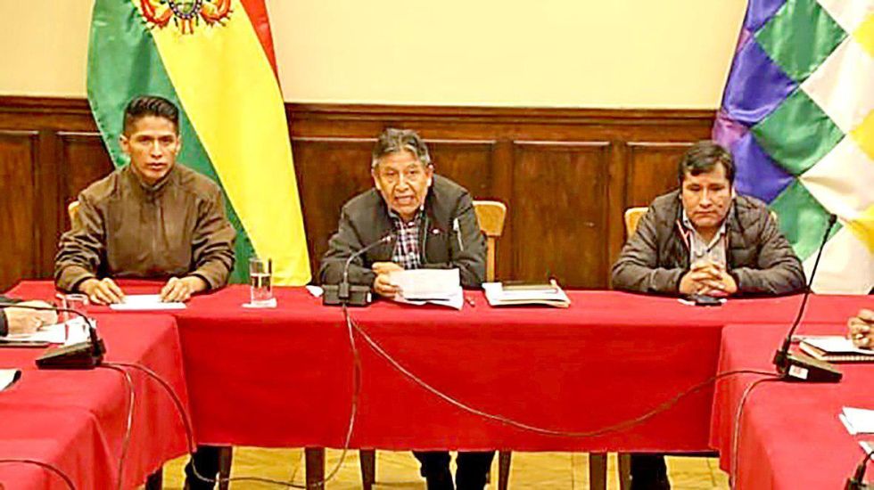 SESIÓN. El presidente nato del Congreso, David Choquehuanca, convocó a una nueva reunión.