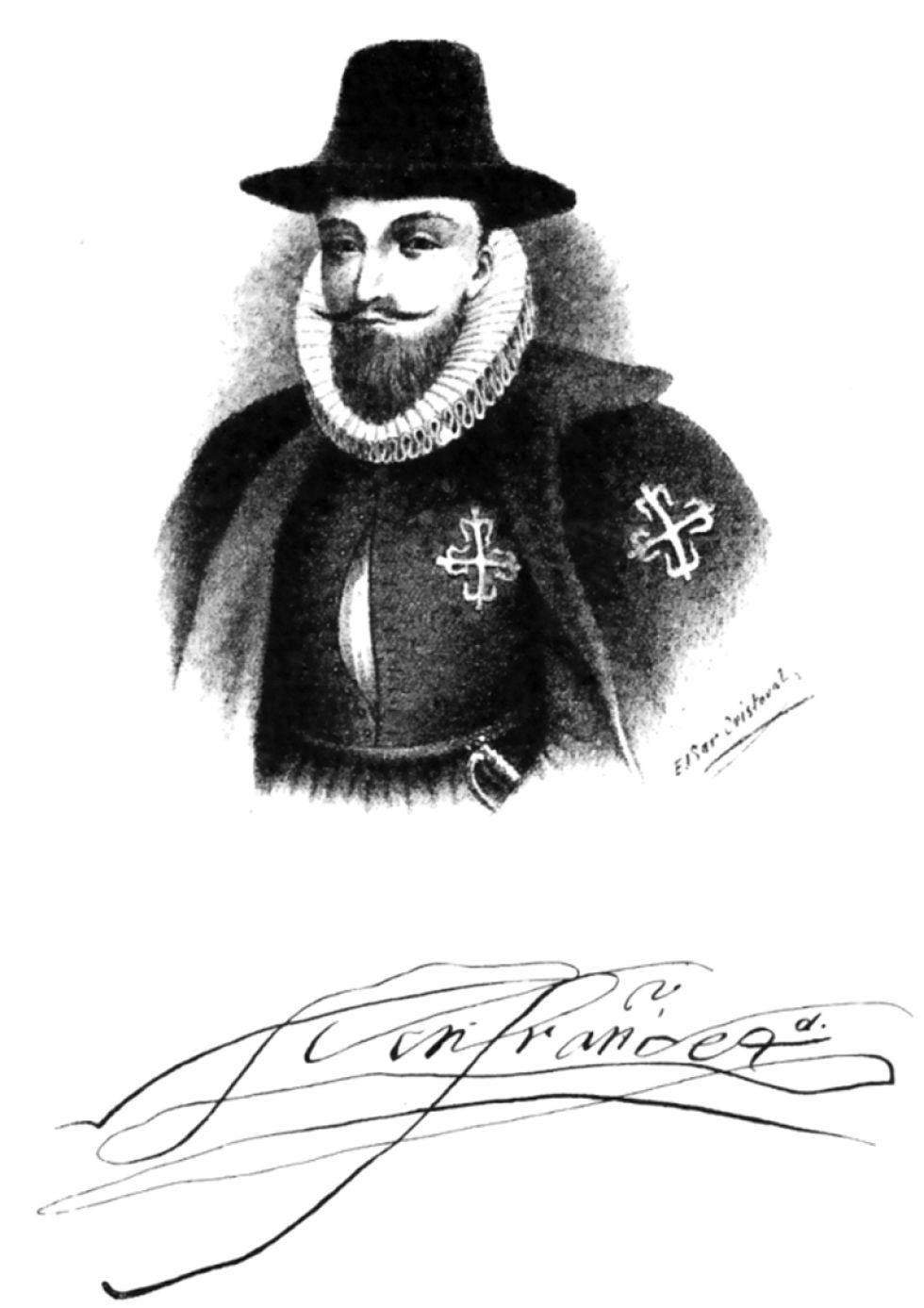 Francisco Álvarez de Toledo y su Rúbrica.