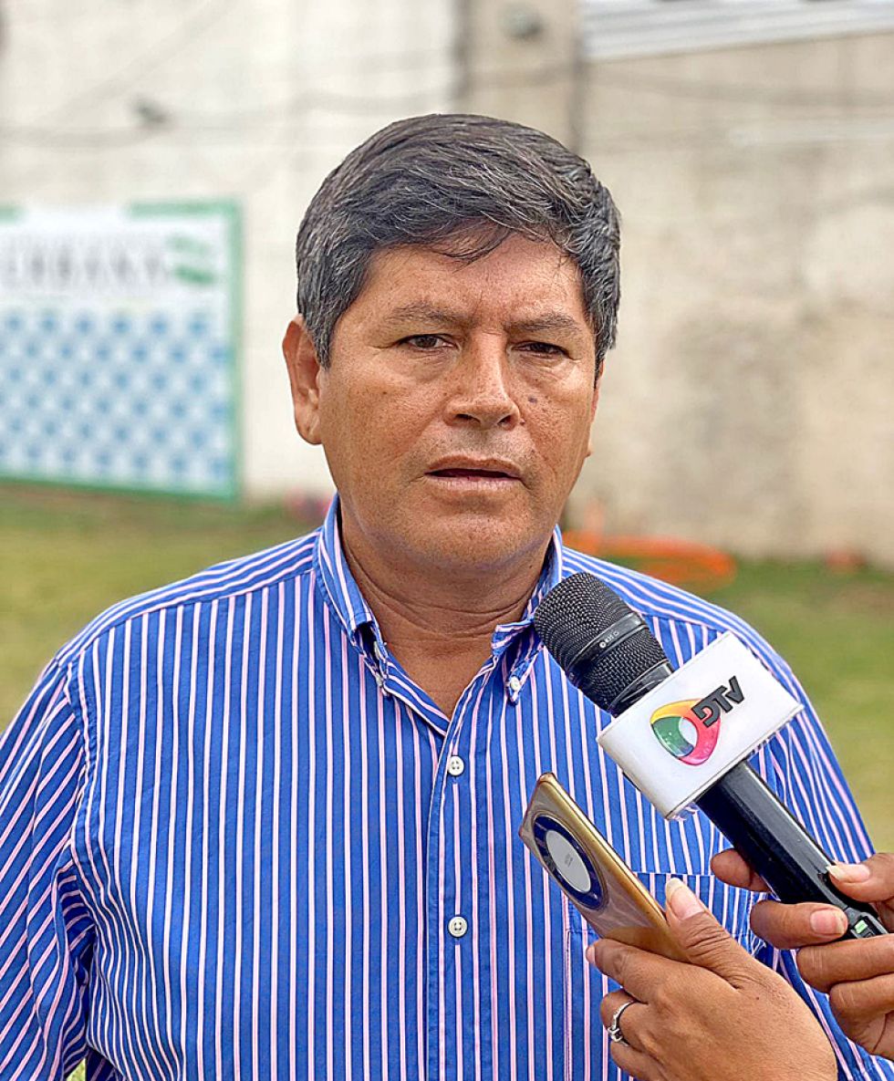DECLARACIÓN. El Asambleísta del MAS, Rodolfo Vallejos.