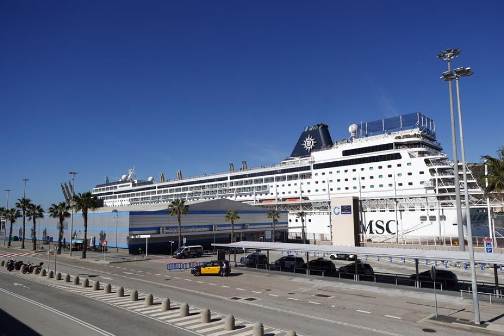 El crucero de MSC Armonía en el que viajaban 69 bolivianos con visado falso. 