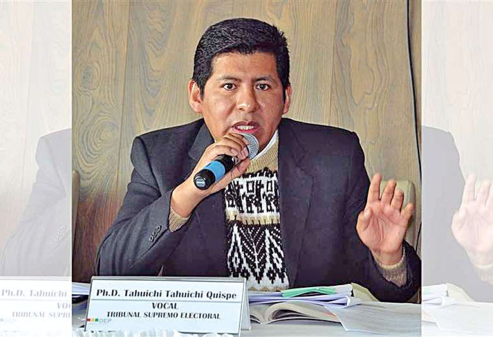 VOCAL. Tahuichi Tahuichi Quispe.