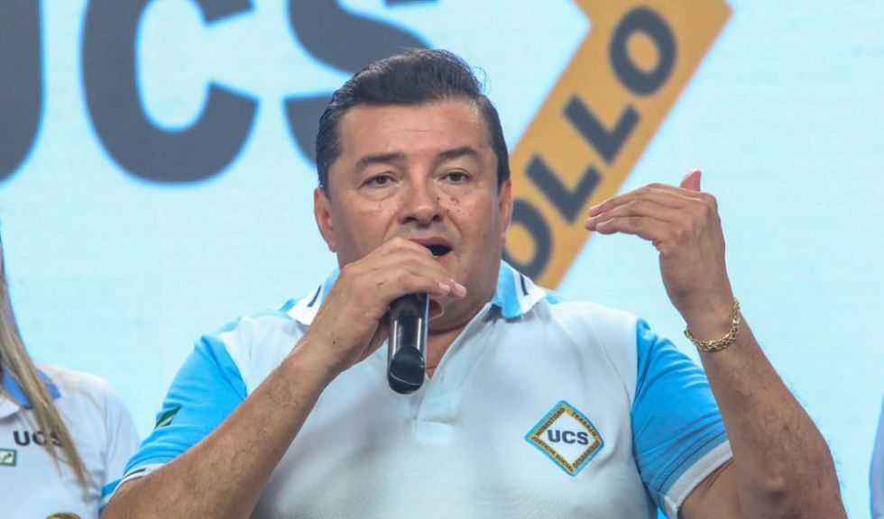El alcalde de Santa Cruz de la Sierra, Jhonny Fernández, en un evento anterior de UCS.