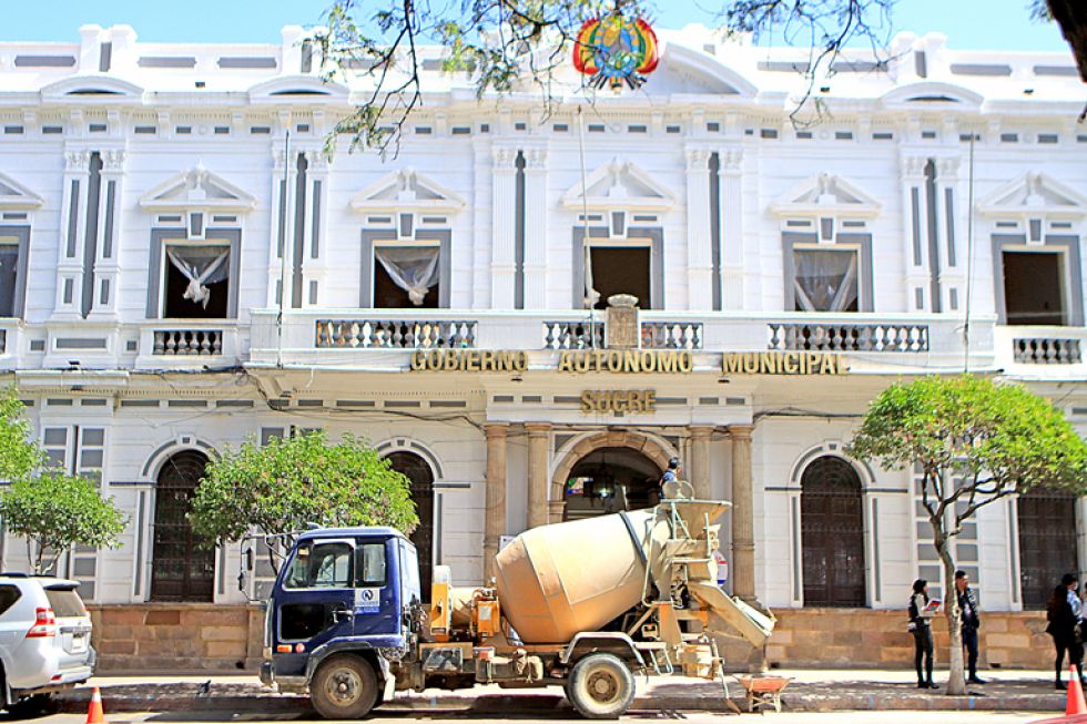 EDIFICIO. El frontis del Palacio Consistorial donde funcionan las oficinas del Concejo Municipal.