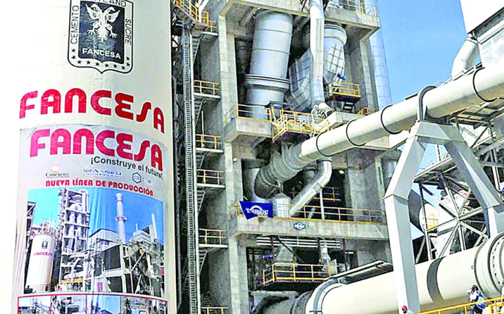 FANCESA. Instalaciones de una de las líneas de producción de la principal factoría de Chuquisaca.