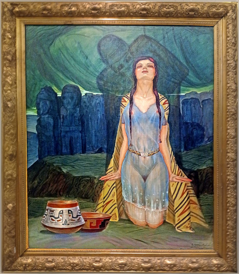 El beso del ídolo S. XX - 1926 (Cecilio Guzmán de Rojas
