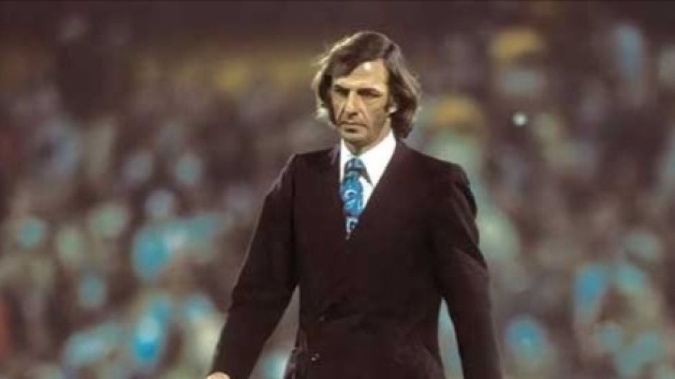 César Luis Menotti, exentrenador de la selección argentina. 
