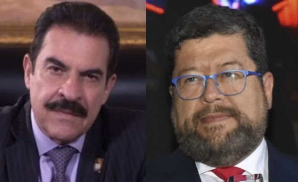 El alcalde cochabambino Manfred Reyes Villa y el empresario y político Samuel Doria Medina.