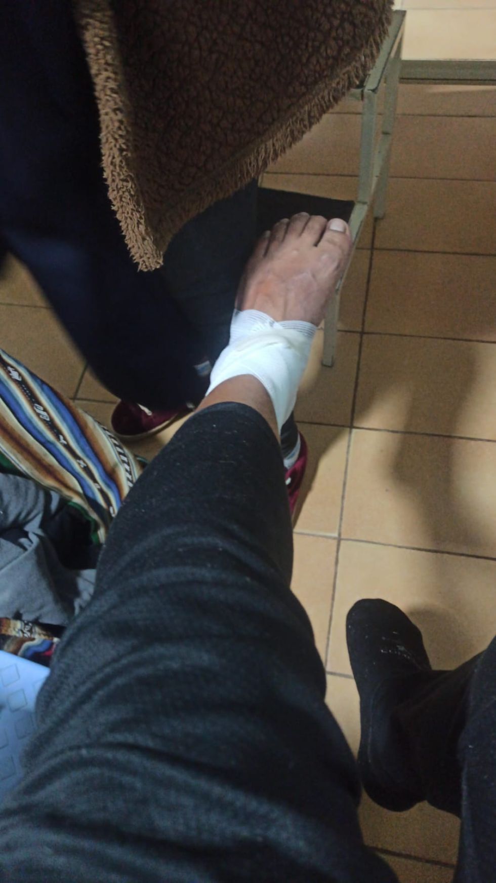 Imágenes de los heridos tras los enfrentamientos en Caracollo. Fotos: RKC