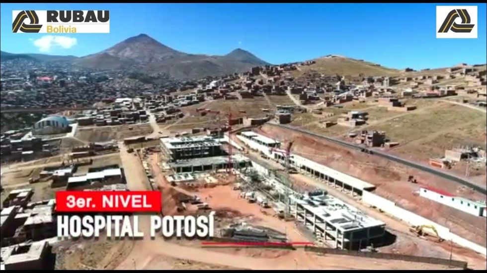 La empresa Rubau Ortiz estaba a cargo de la construcción del hospital de tercer nivel de Potosí.
