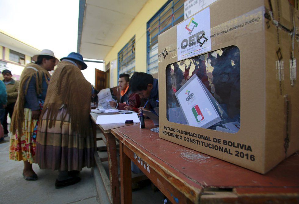 El anterior referéndum en Bolivia, en 2016. 