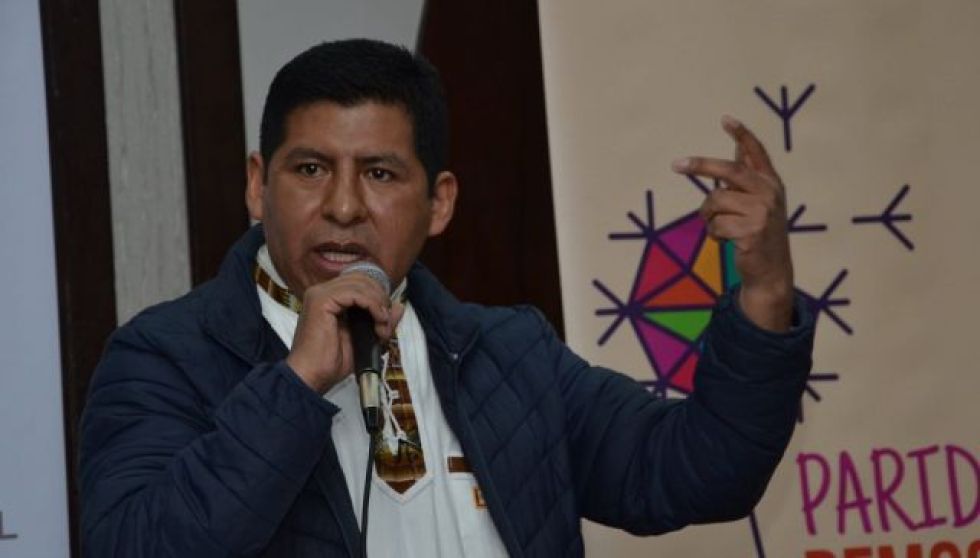 Tahuichi Tahuichi Quispe, vocal del TSE. 