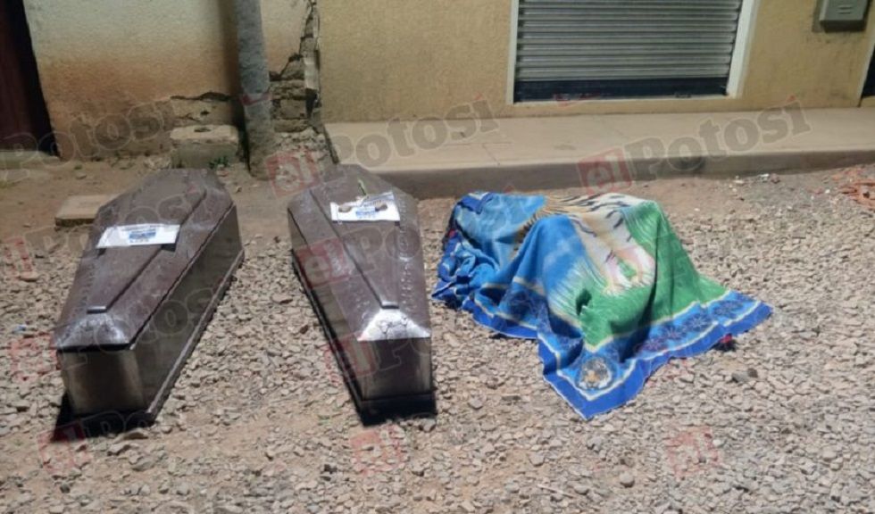Los tres cadáveres de una misma familia de la comunidad Sepulturas. 