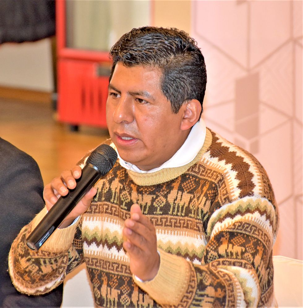 RECLAMO. El vocal Tahuichi Tahuichi.