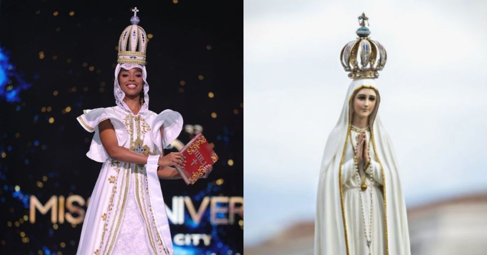 Miss Portugal desata la polémica en su país por vestido inspirado en la  Virgen de Fátima