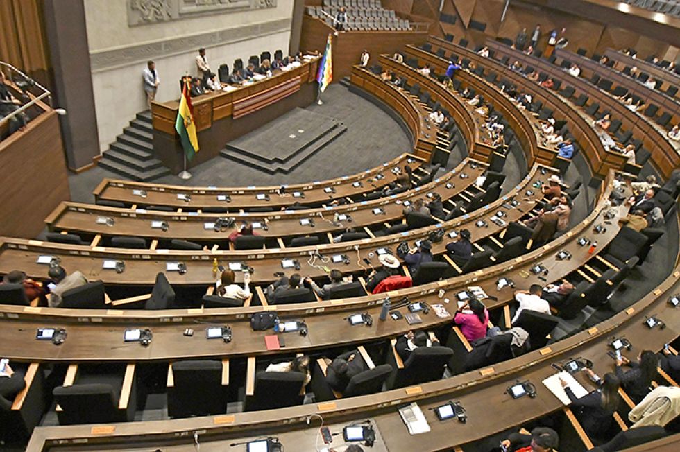 LEGISLATIVO. La sesión donde debería abordarse el receso duró apenas tres minutos este martes.