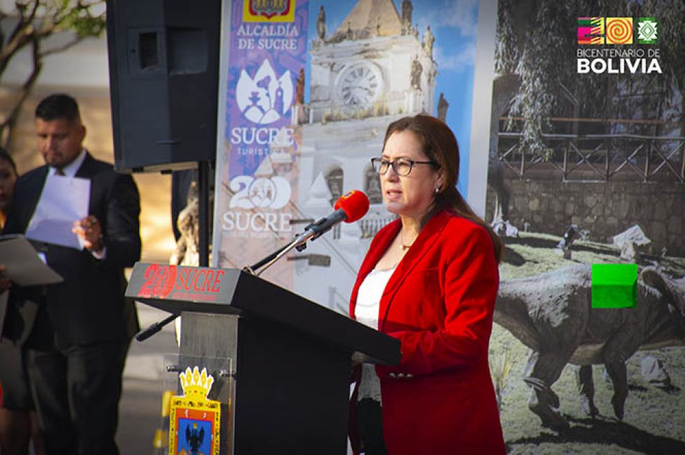 entrevista. María del Carmen Almendras, directora de la Unidad “Camino al Bicentenario-Sucre Cuna de la Libertad” de la Gobernación de Chuquisaca.