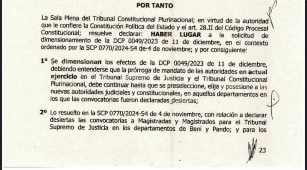 Nuevo fallo del TCP garantiza sin fecha de término la continuidad de ...