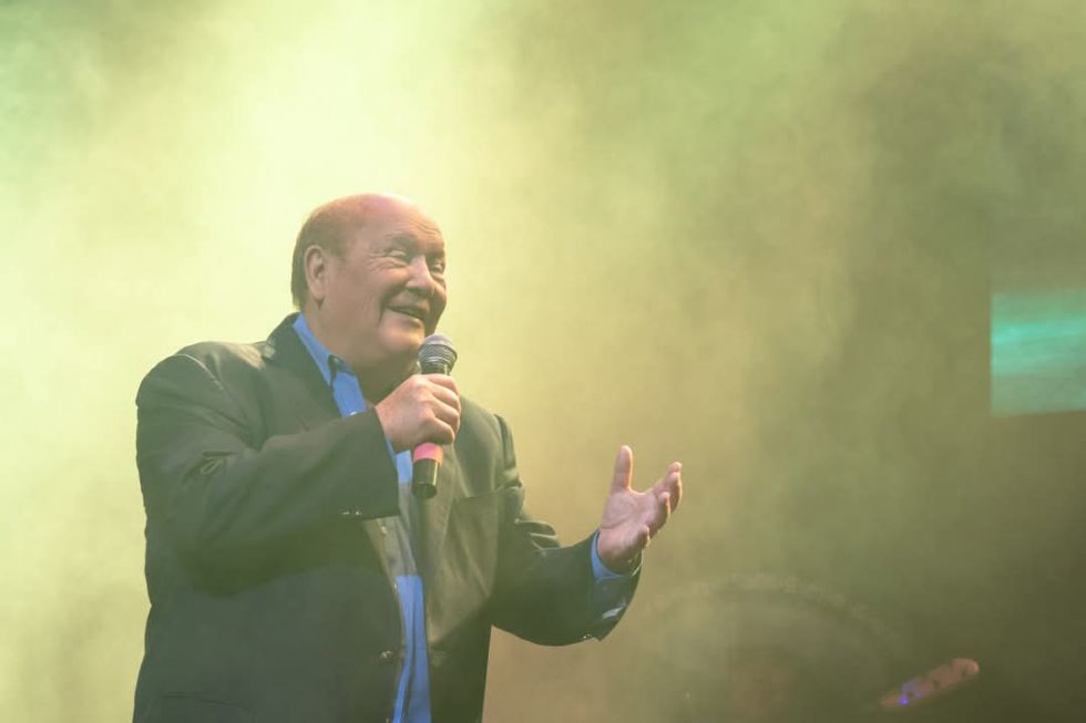 El cantante argentino Leo Dan. 