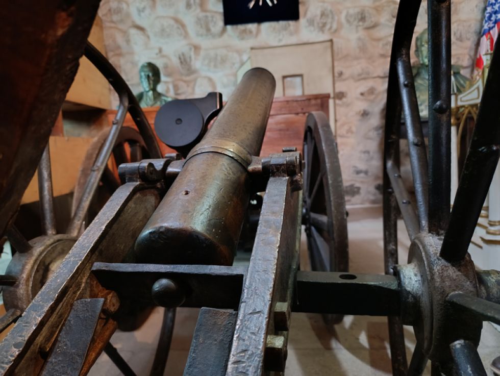 Un cañón del siglo XIX.