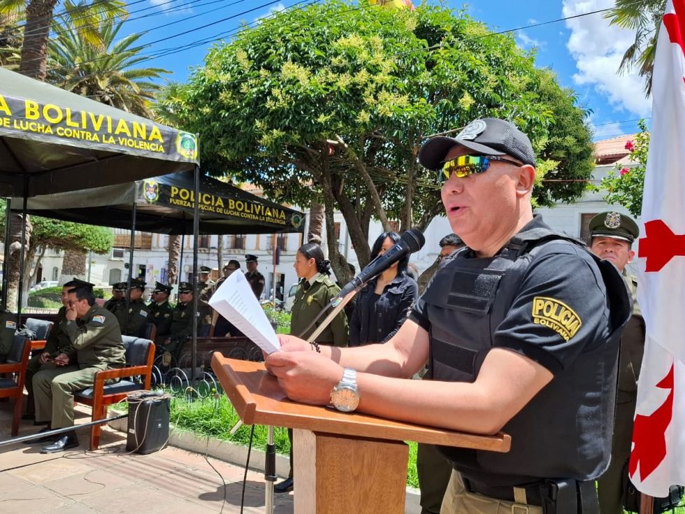 RESPONSABLE. El coronel William Jorge Vidal es el director del curso de capacitación.