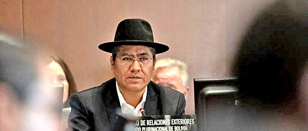DIPLOMÁTICO. Diego Pary en una de las sesiones de la ONU, cuando representaba a Bolivia.