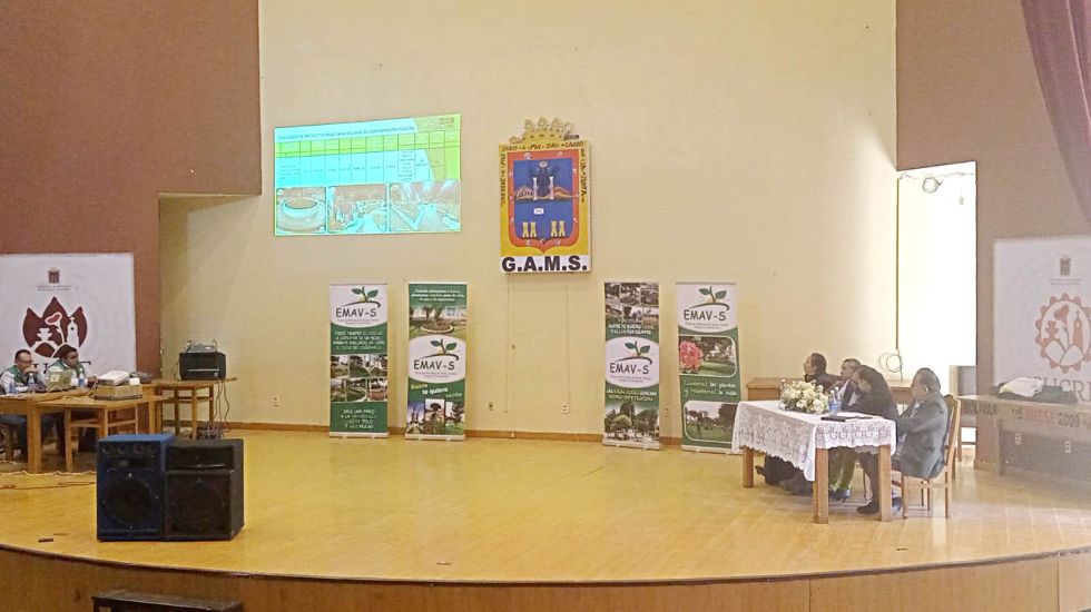 INFORME. La rendición pública de cuentas de la EMAV-S en el auditorio de la Villa Bolivariana.