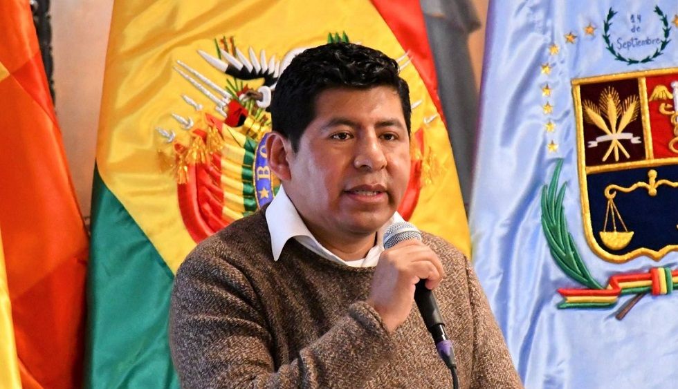 El vocal del Tribunal Supremo Electoral (TSE), Tahuichi Tahuichi Quispe.