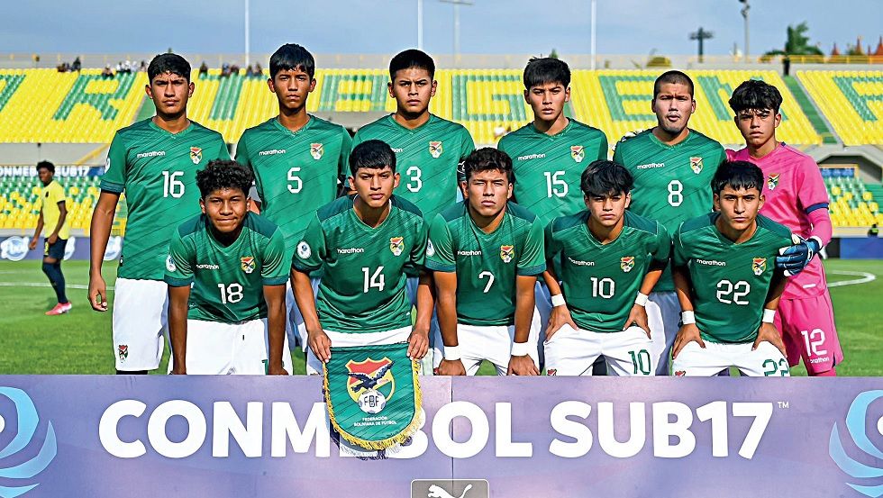 La Selección Boliviana en el Sudamericano Sub 17 de Colombia. 
