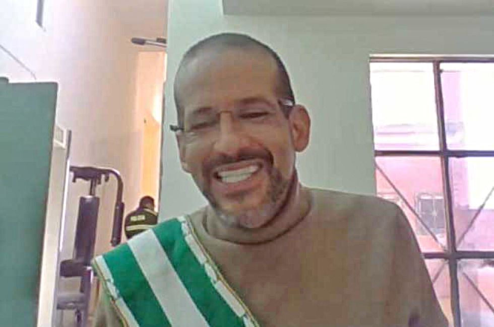 PRESO. Luis Fernando Camacho, en la cárcel.