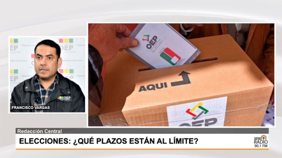 AUTORIDAD. El vocal electoral Francisco Vargas, en la entrevista de ayer con Correo del Sur Radio.