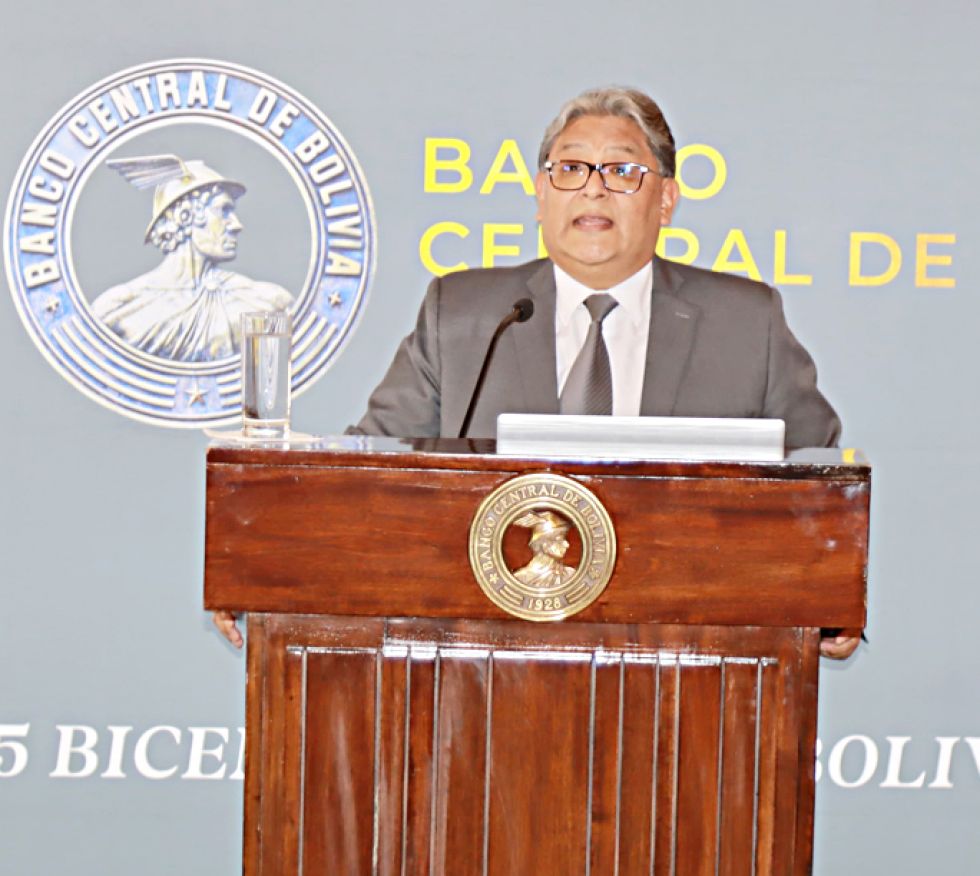 PROPUESTA. Edwin Rojas anunció que en agosto se presentaría la moneda virtual.