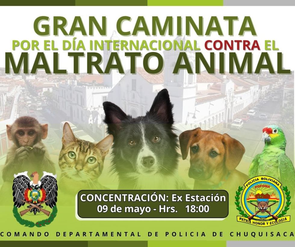 COMPROMISO. Afiche promocional de la actividad que realizará Pofoma este viernes en Sucre.