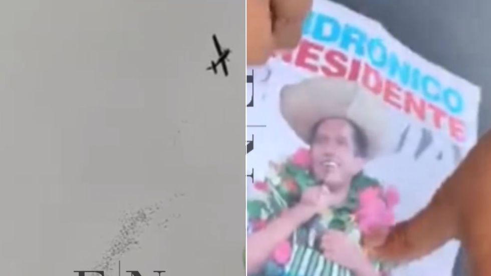 Las imágenes difundidas en redes sociales sobre los panfletos de Andrónico Rodríguez.