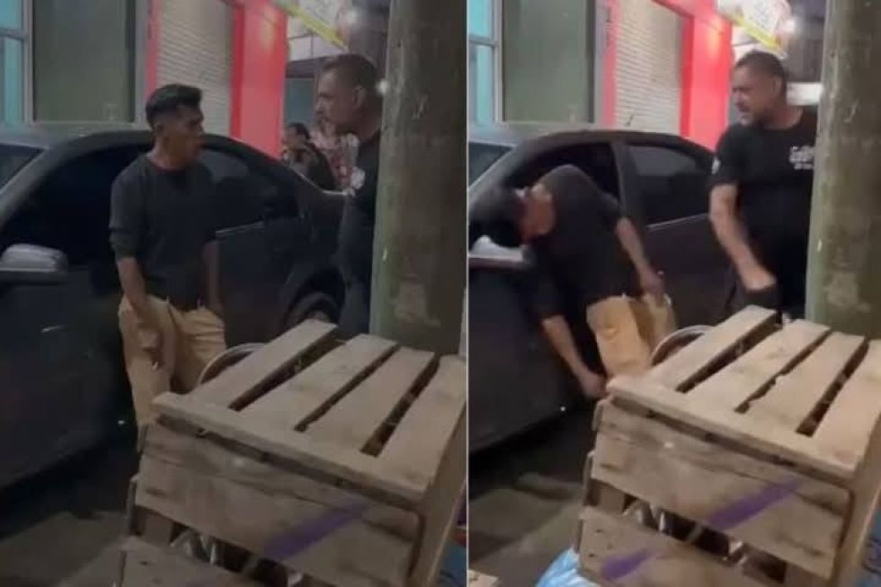Imágenes que circulan en las redes sociales sobre la golpiza al boliviano Richard Flores en Argentina.