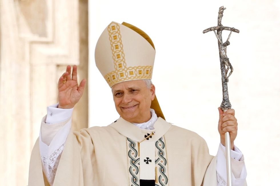 El Papa León XIV dirige la oración del Regina Caeli después de la Santa Misa de inicio de su pontificado.