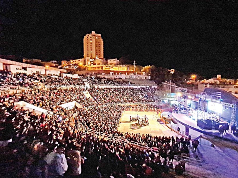 ESCENARIO. El Teatro al Aire Libre tiene una capacidad de alrededor de 7.000 espectadores.