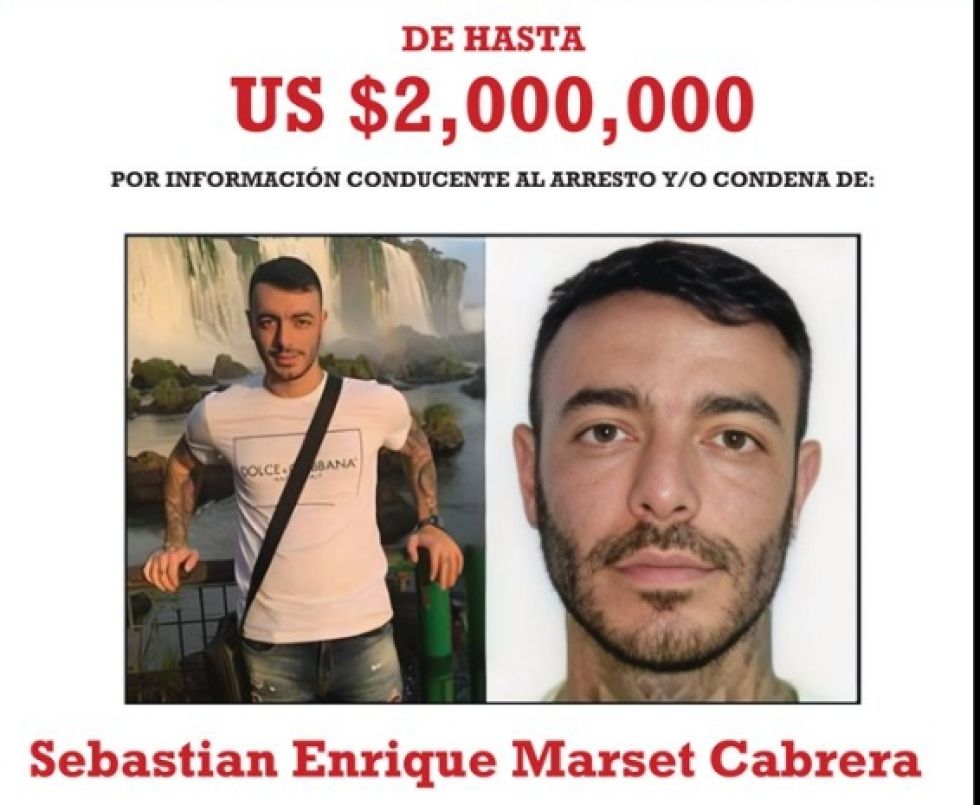 Sebastián Marset, considerado el narcotraficante más buscado en Bolivia, también enfrenta cargos por crimen organizado en este país y en Paraguay.