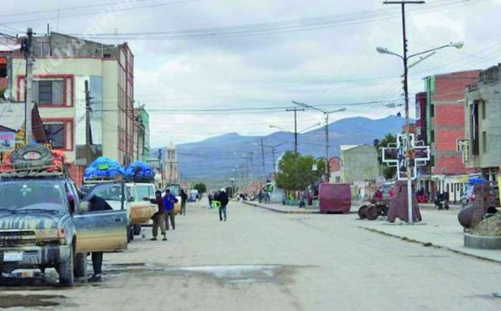 POTOSÍ. Uyuni presentó las temperaturas más bajas del departamento, según dice el Senamhi.
