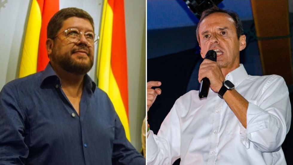 Samuel Doria Medina (i) y Jorge Tuto Quiroga encabezan la intención de voto.