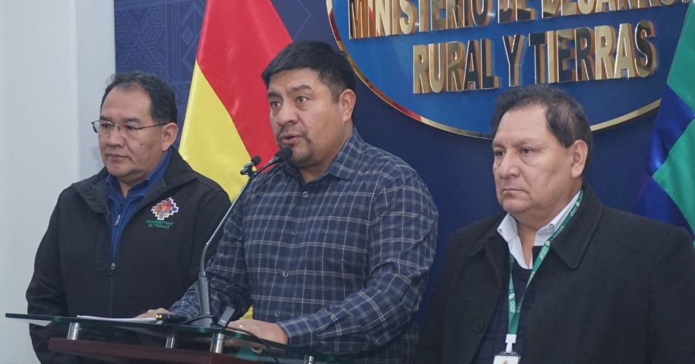 El ministro de Desarrollo Rural y Tierras informó acerca de la situación del sector agropecuario y las pérdidas económicas reportadas a raíz de los bloqueos