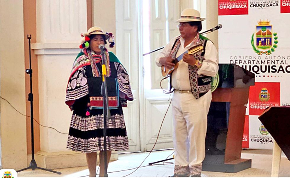 ACTO. La presentación de la cultura Fandango de San Lucas, en el lanzamiento del concurso.