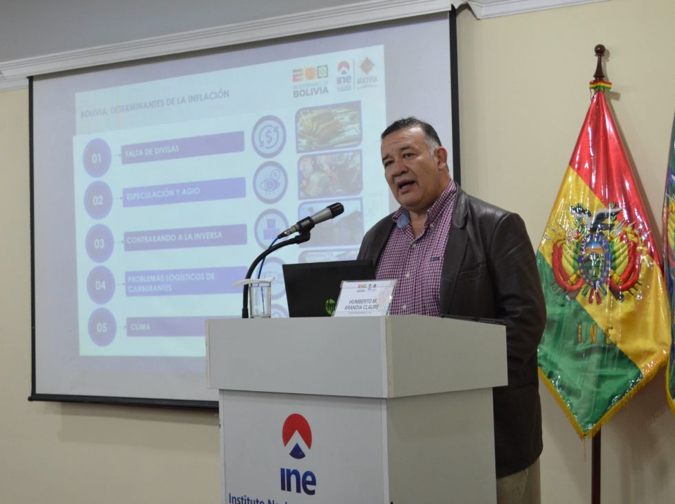 El director ejecutivo del Instituto Nacional de Estadística (INE), Humberto Arandia, informó acerca de los Índices del Precio al Consumidor