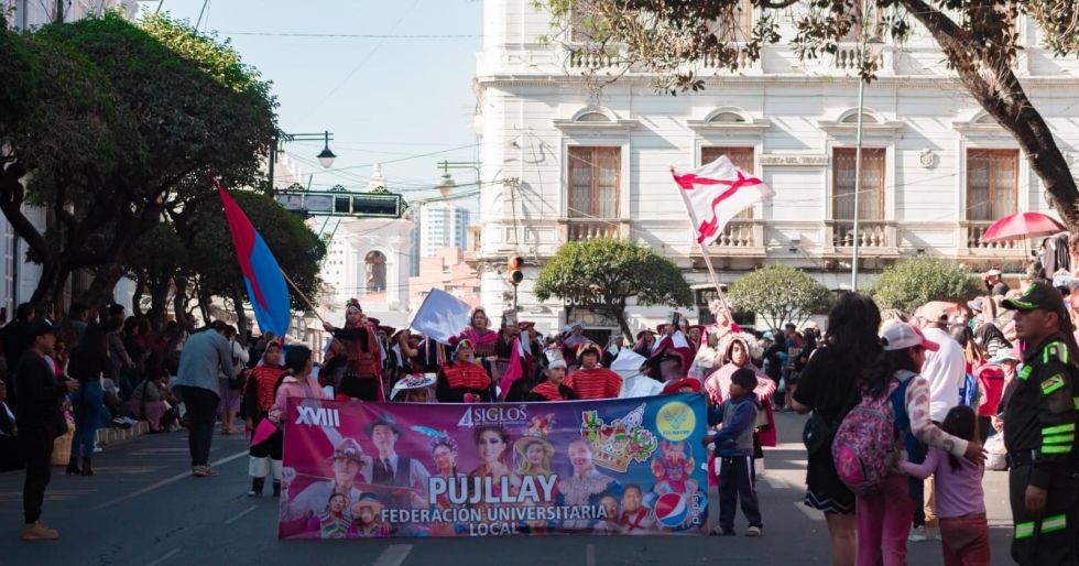 ACTIVIDAD. Una imagen de la denominada Entrada Universitaria de los 4 Siglos, el año pasado.